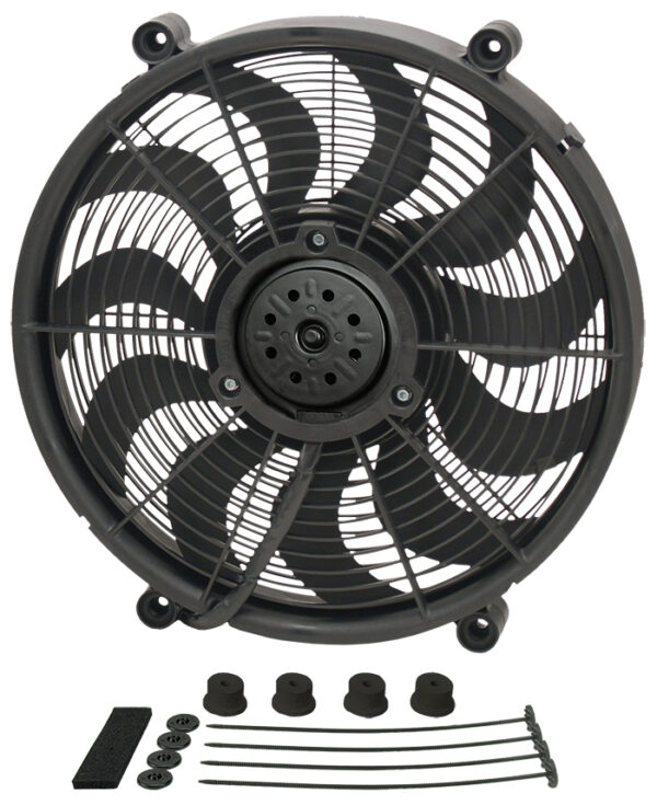 17'' H.O. Single RAD Pusher/Puller Fan with Standard Mount Kit