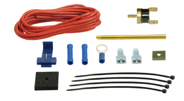 Standard Single Stage 180°F Fan Controller with Push In Probe, 15 Amp