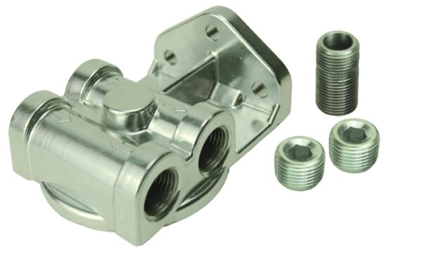 Single Side Ports 3/8" NPT Filter Mount with 3/4"-16 Filter Threads