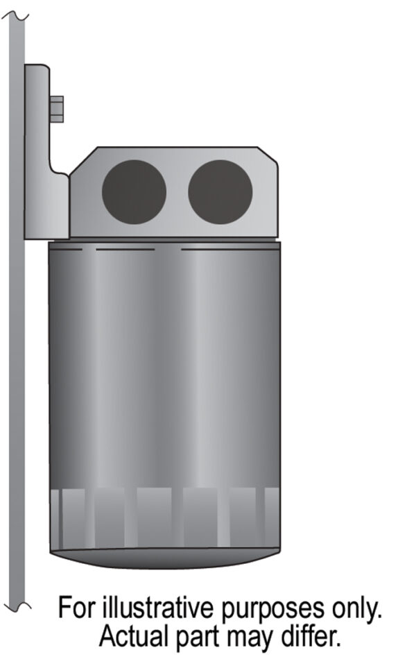 Single Side Ports 1/2" NPT Filter Mount - Image 2