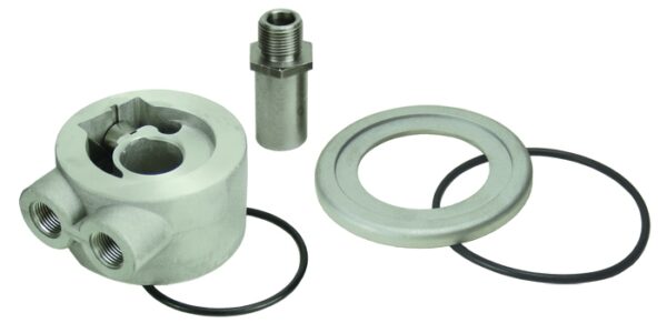 Thermostatic Sandwich Adapter with 3/8" NPT Ports and 13/16"-16 Filter Thread