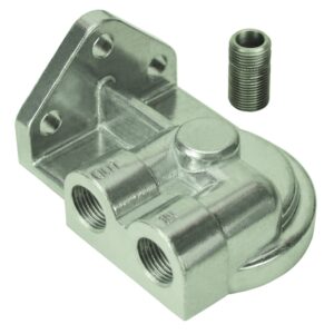 Single Left 1/2" NPT Port Filter Mount with 3/4"-16 Filter Threads
