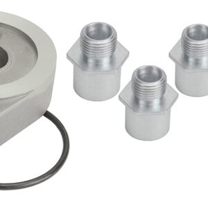 Universal Low Profile Pressue relief Sandwich Adapter with 3/8" NPT Ports