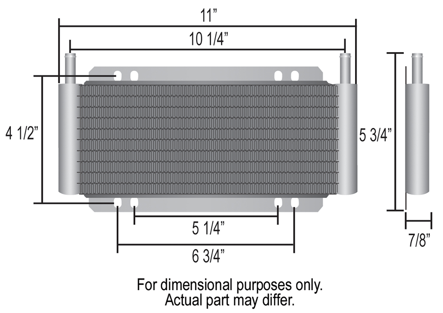 9 Row Series 8000 Plate & Fin Cooler - Image 2