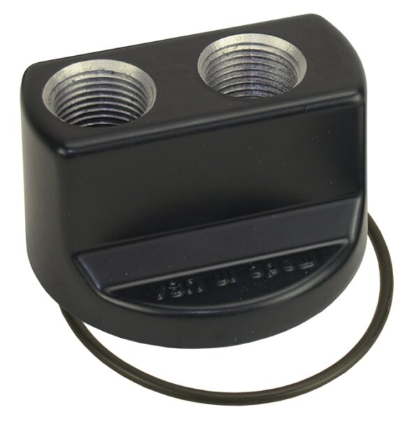 Premium Engine Spin On Adapter with -10AN O-ring Ports, 3/4"-16 Engine Thread