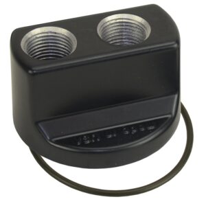 Premium Engine Spin On Adapter with -10AN O-ring Ports, 18x1.5mm Engine Thread