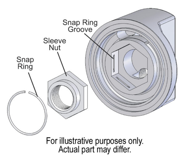 Premium Universal Engine Spin On Adapter with -10AN O-ring Ports - Image 3
