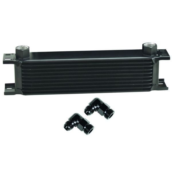 10 Row Series 10000 Stack Plate Cooler, 90° x -6AN ORB fitting