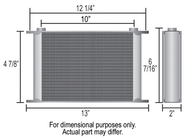 16 Row Series 10000 Stack Plate Cooler, -6AN - Image 2