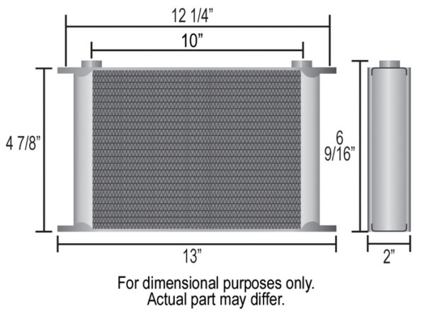16 Row Series 10000 Stack Plate Cooler, -8AN - Image 2