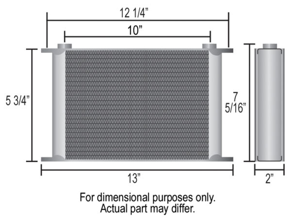 19 Row Series 10000 Stack Plate Cooler, -6AN - Image 2