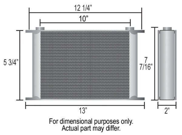 19 Row Series 10000 Stack Plate Cooler, -8AN - Image 2