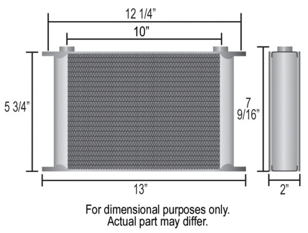 19 Row Series 10000 Stack Plate Cooler, -10AN - Image 2