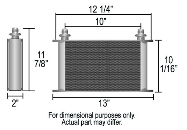 34 Row Series 10000 Stack Plate Cooler, -8AN - Image 2