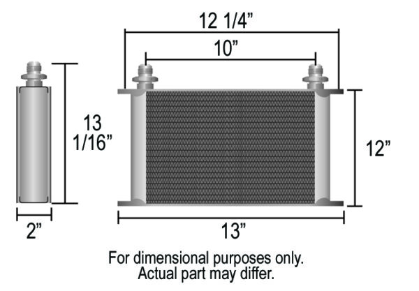 40 Row Series 10000 Stack Plate Cooler, -6AN - Image 2