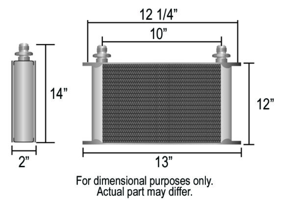 40 Row Series 10000 Stack Plate Cooler, -12AN - Image 2