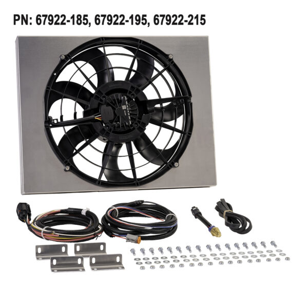 Brushless Single Powerpack - 17'' RAD Fan/Aluminum Shroud w/ Built-in PWM Controller - Image 5
