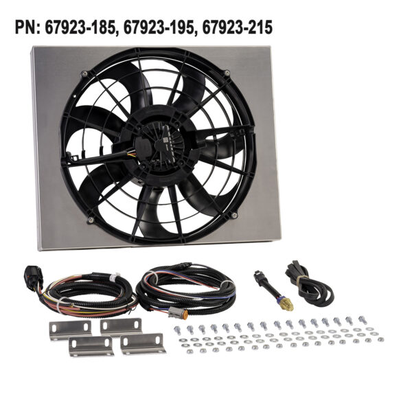 Brushless Single Powerpack - 17'' RAD Fan/Aluminum Shroud w/ Built-in PWM Controller - Image 7