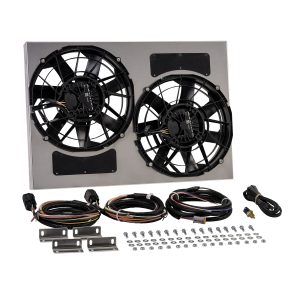 Brushless Dual Powerpack - 12'' RAD Fan/Aluminum Shroud w/ Built-in PWM Controller