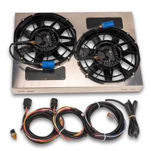 Brushless Dual Powerpack - 14'' RAD Fan/Aluminum Shroud w/ Built-in PWM Controller