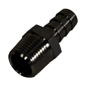 Straight Hose Barb Fitting, 3/8'' NPT Male x 3/8'' Barb