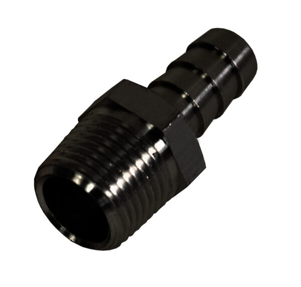 Straight Hose Barb Fitting, 3/8'' NPT Male x 3/8'' Barb