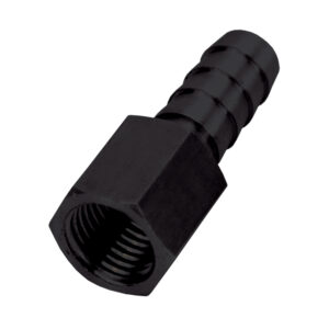 Straight 1/4'' NPT Female x 3/8'' Barb Fitting