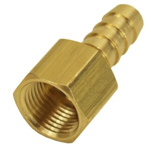 Straight 3/8'' NPT Female x 3/8'' Barb Fitting