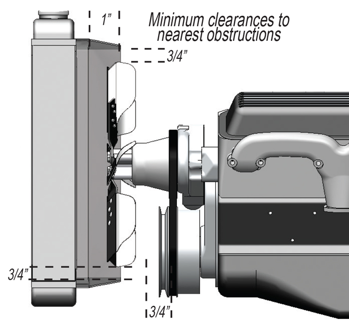 18" Reverse Rotation Rigid Race Fan, Steel Blade - Image 5