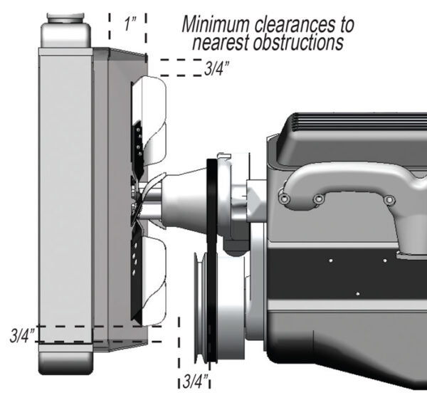 15'' High Performance Stainless Steel Reverse Rotation Flex Fan, Black Hub - Image 3