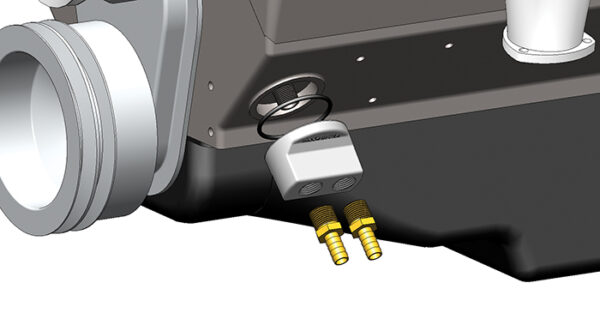 Non-Thermostatic Universal Sandwich Adapter Kit with 1/2" NPT Ports - Image 2