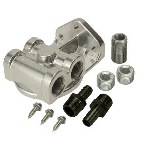 Single Side Ports 1/2" NPT Filter Mount with 13/16"-16 Filter Thread