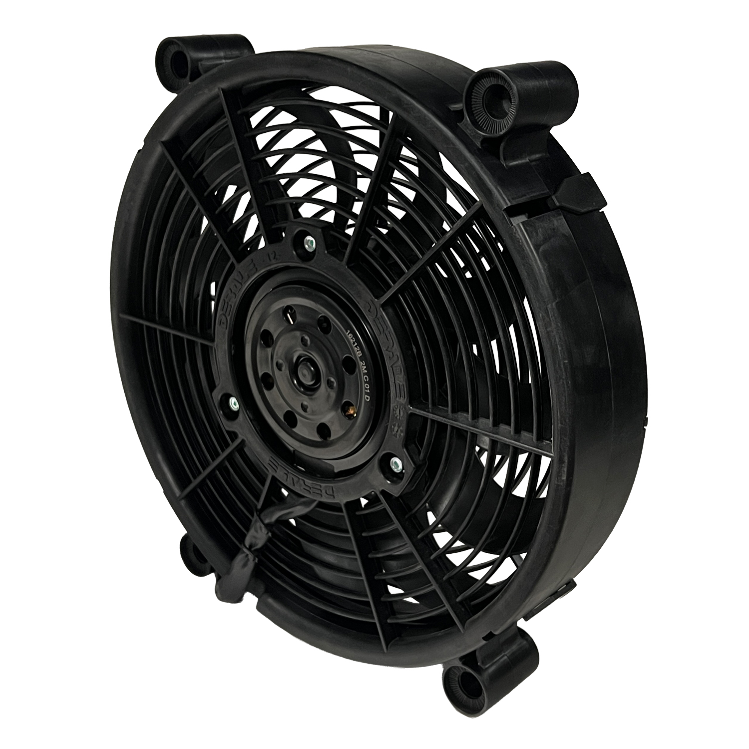 12'' H.O. Single RAD Pusher/Puller Fan with Premium Mount Kit - 12-3/4''W x 12-3/4''H x 2-5/8''D - Image 3